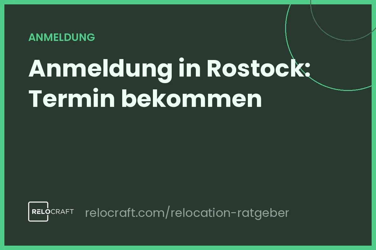 Anmeldung Rostock: Ortsamt-Termin bekommen & Unterlagen