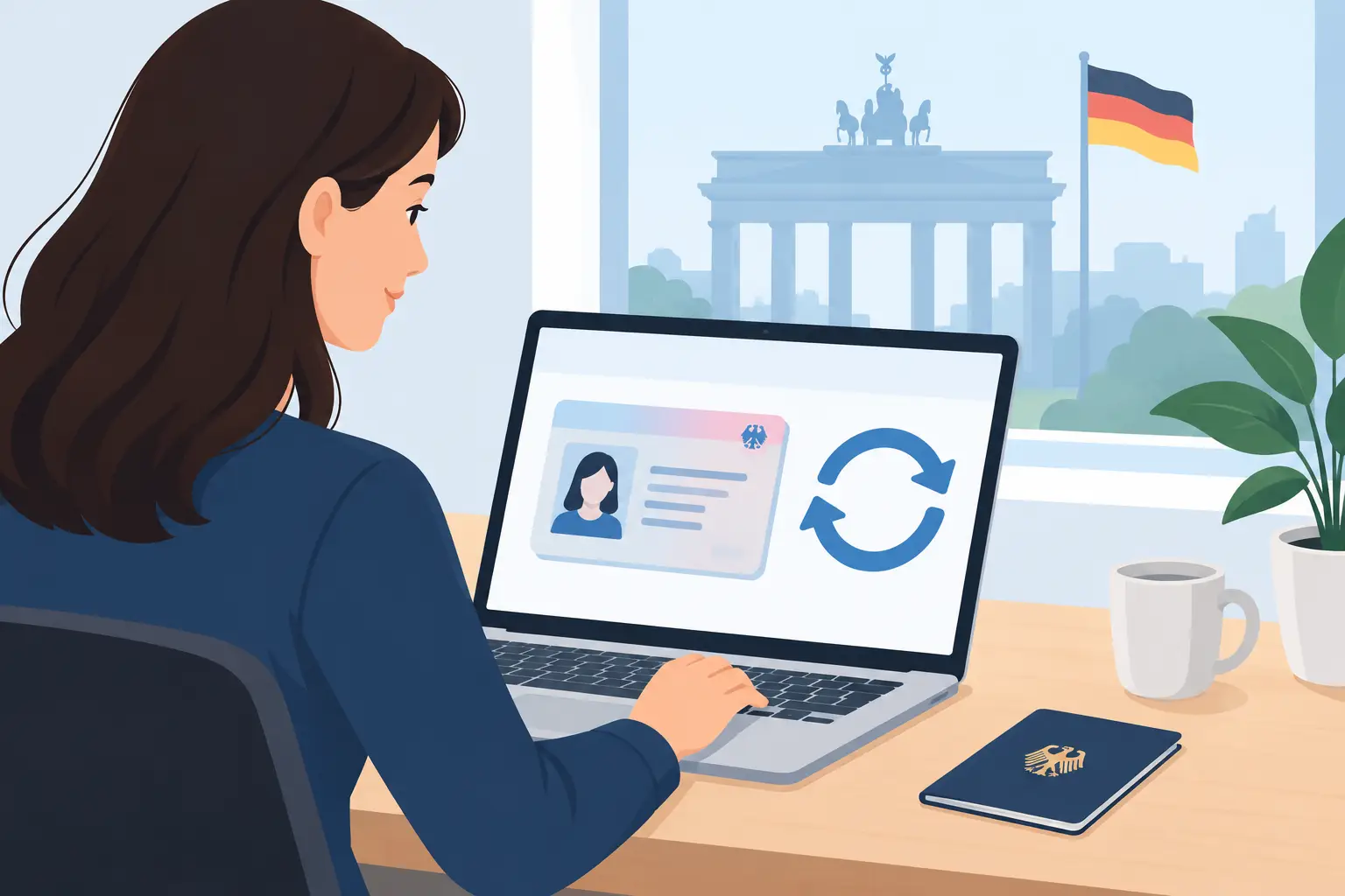 Aufenthaltstitel online verlängern in Deutschland