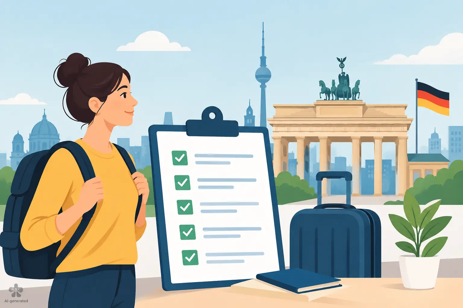 Checkliste für die erste Deutschlandwoche