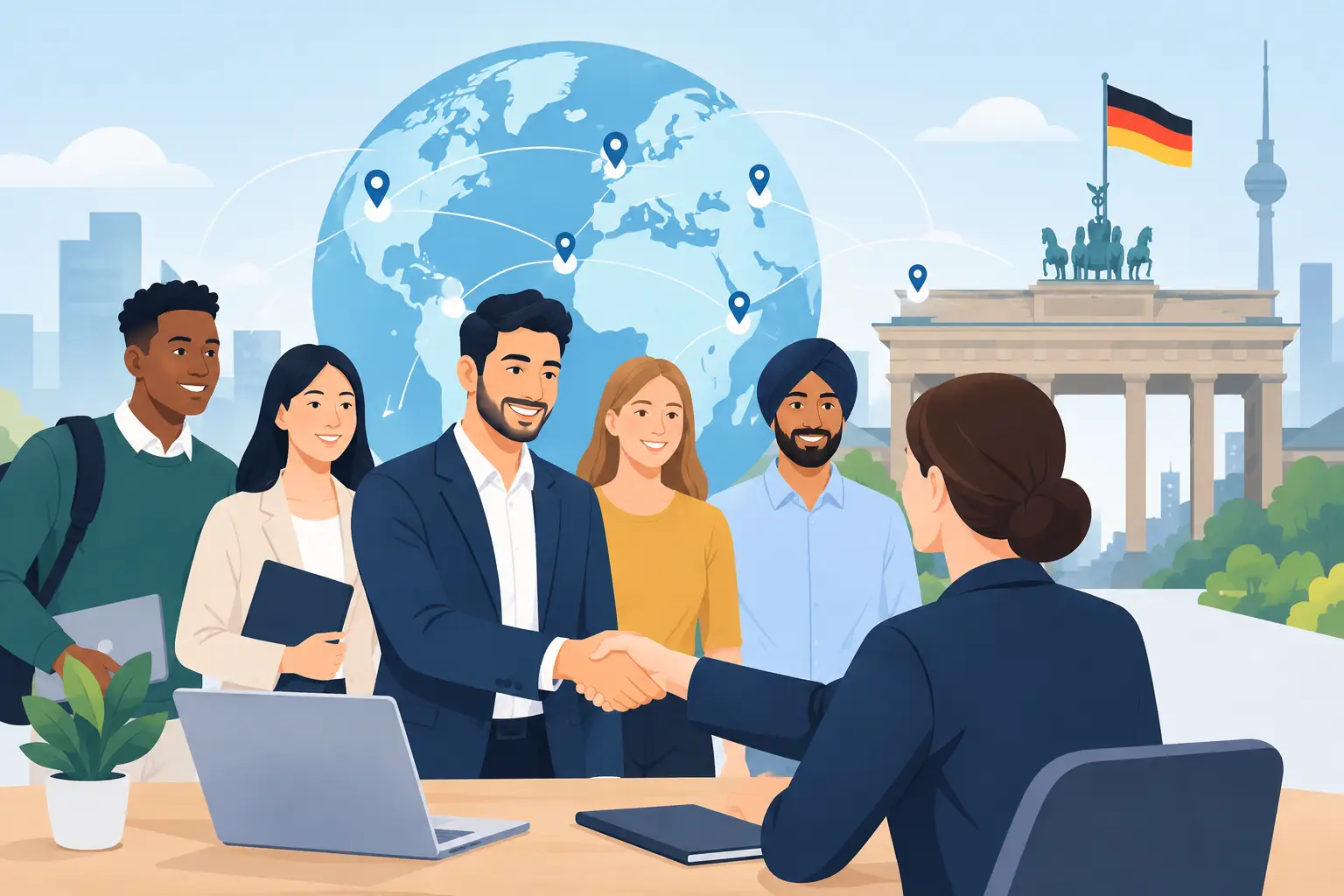Guide für internationale Rekrutierung in Deutschland