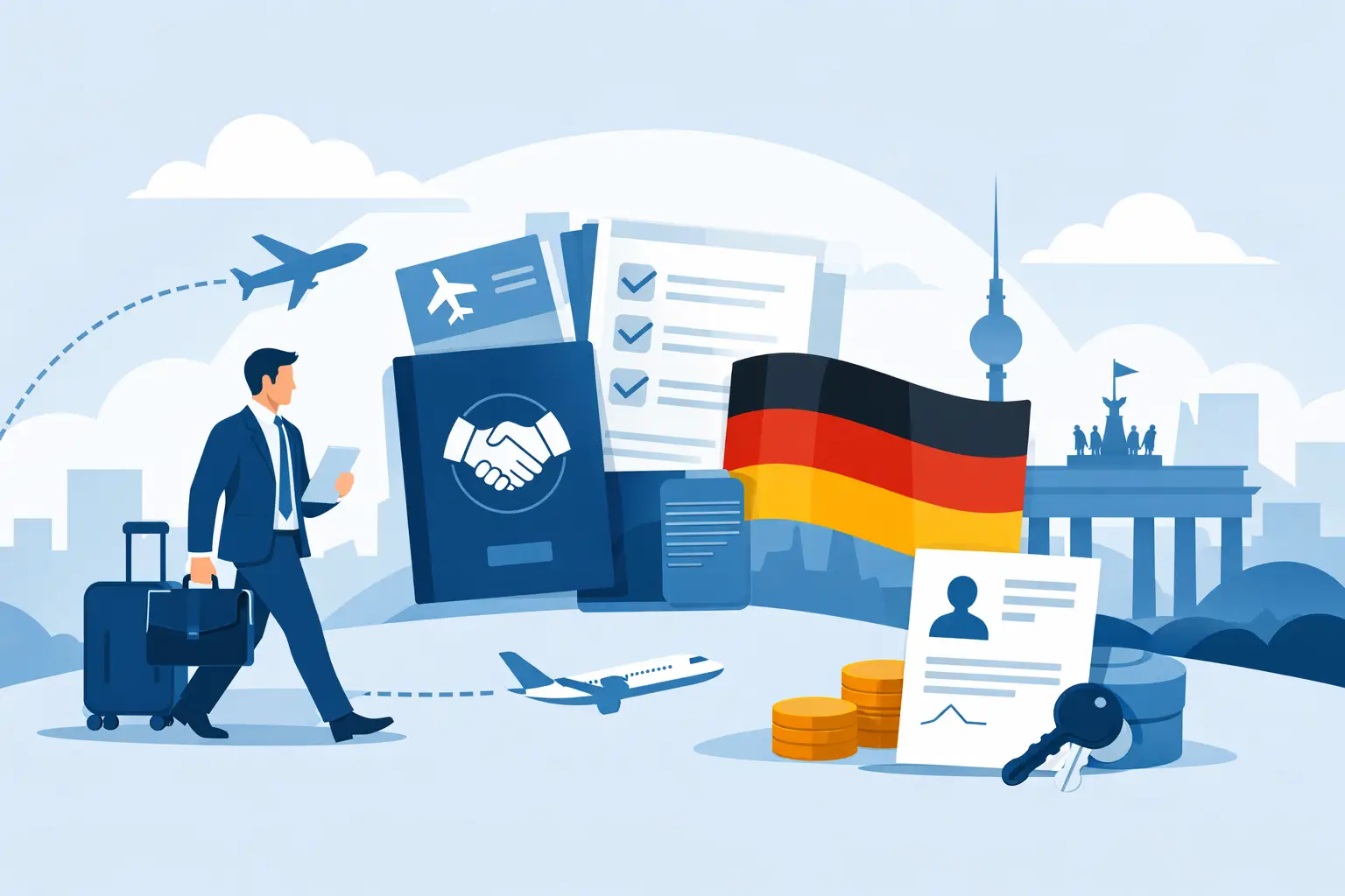 Leitfaden Einreise mit Arbeitsvertrag nach Deutschland