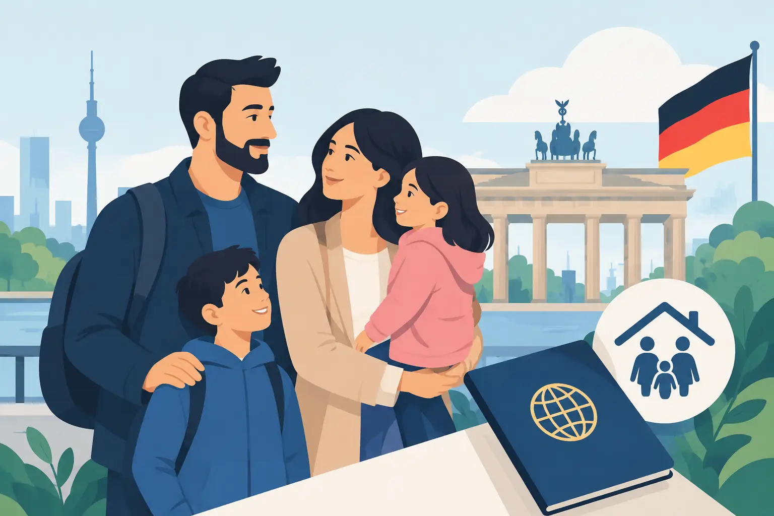 Leitfaden zum Familiennachzug in Deutschland