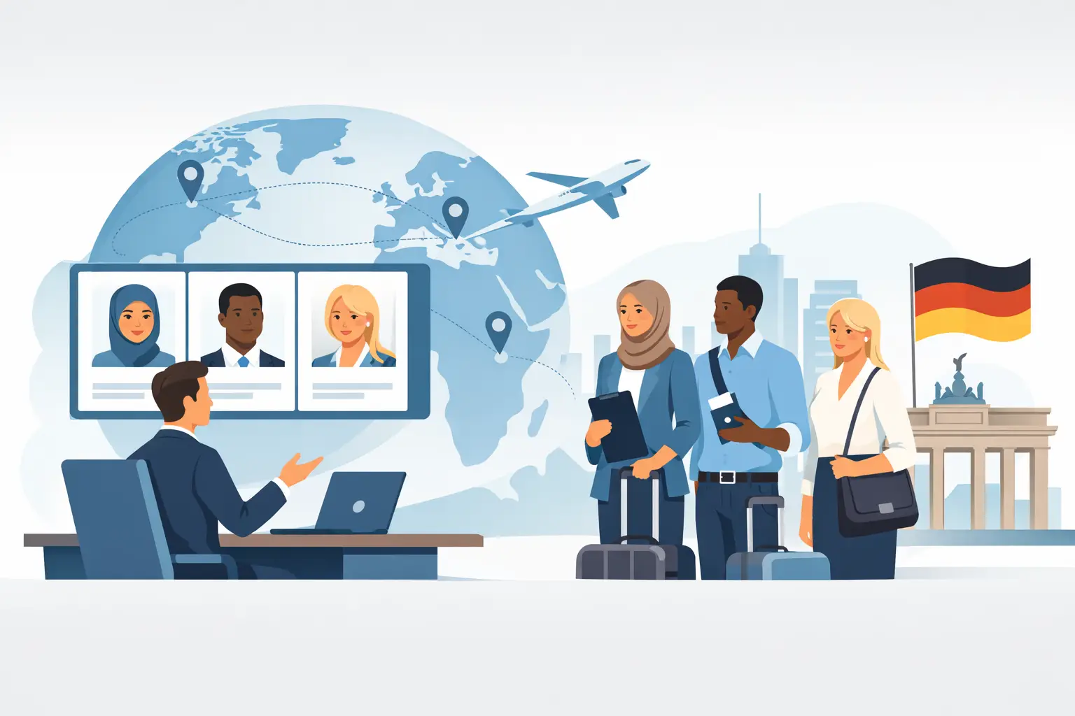 Recruiting internationale Fachkräfte in Deutschland