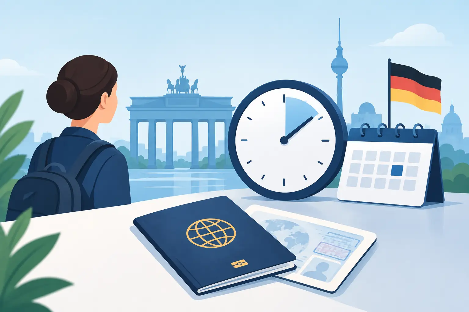 Visa-Bearbeitungszeit in Deutschland verstehen