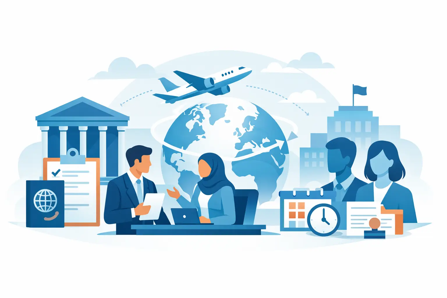 Behördenmanagement für internationale Mitarbeitende