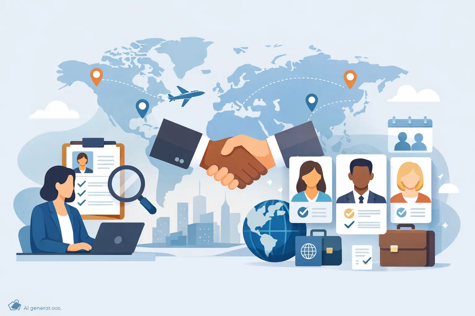HR-Prozesse für internationale Einstellung